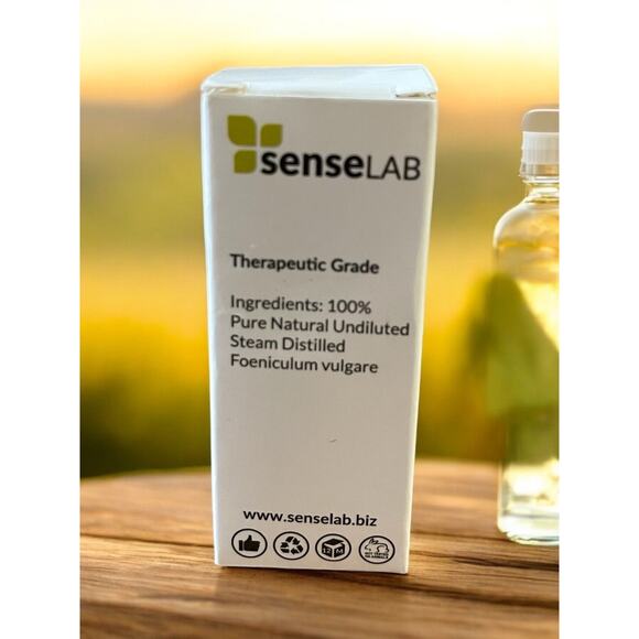 NEW SenseLab FENNEL Premium Essential Oil 100% Pure Natural .33 fl. oz. - Picture 2 of 2